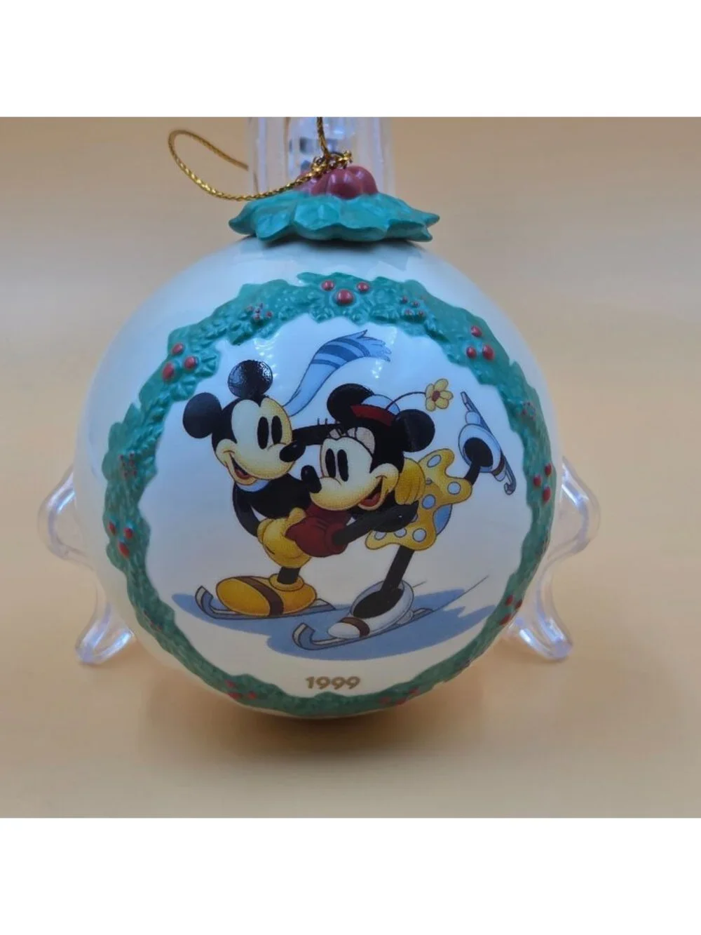 WDCC Walt Disney on Ice Mickey and Minnie 1999 Annual Ornament